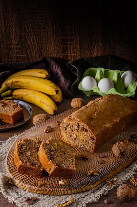 Bolo de Banana Caseiro - Cia de Receitas